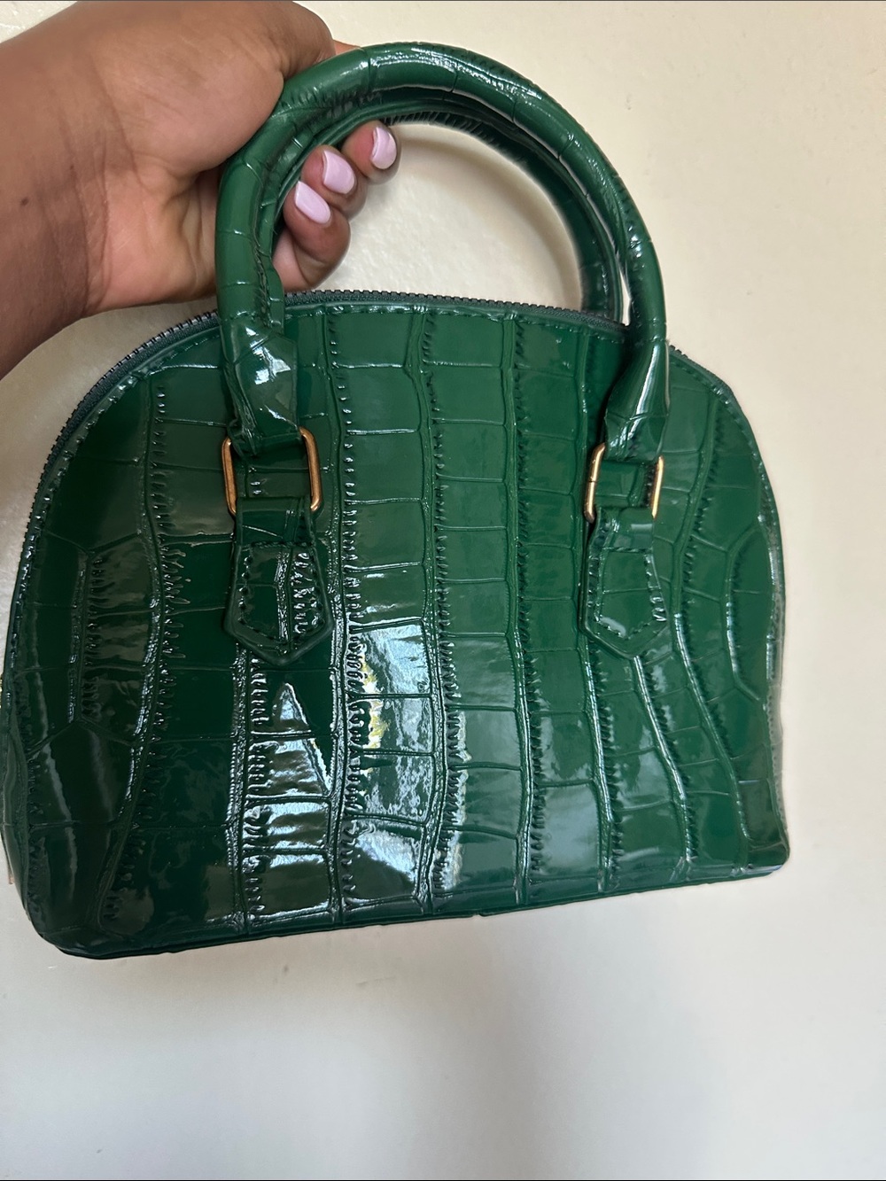 Green Croc 🐊 Satchel